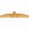 Ekena Millwork Portland Rough Sawn Timber Gable Bracket, Western Red Cedar, 60"W x 12"H x 6"D x 6"F, 5/12 Pitch GBW060X12X0606POR00RWR - alternate 5